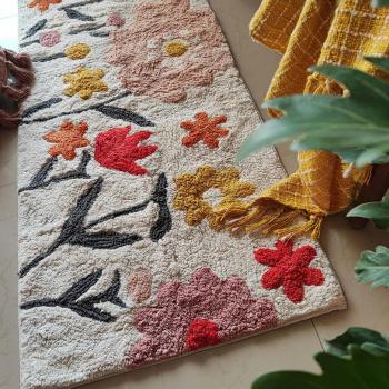 Boxed Multicolor Floral Wall To Wall Rug Manufacturers in Paramaribo